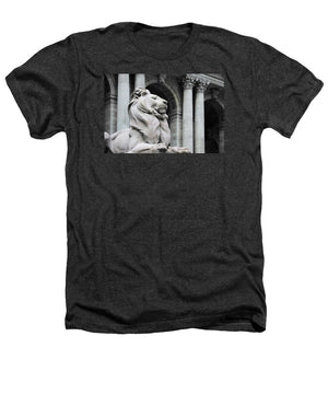 New York Lion - Heathers T-Shirt - SEVENART STUDIO