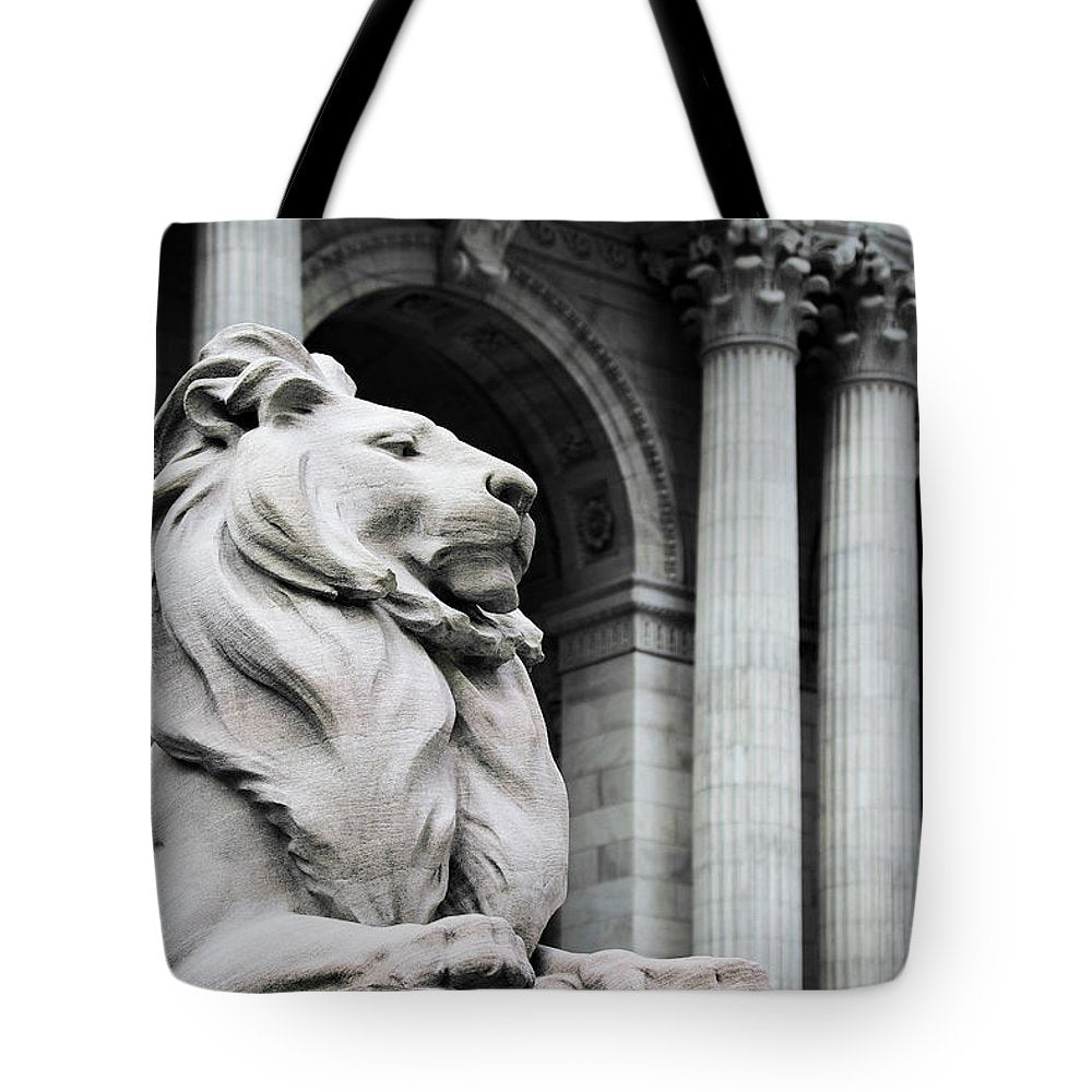 New York Lion - Tote Bag - SEVENART STUDIO