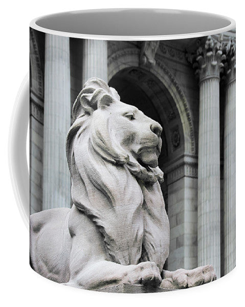 New York Lion - Mug - SEVENART STUDIO