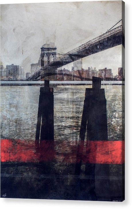 New York Pier - Acrylic Print - SEVENART STUDIO