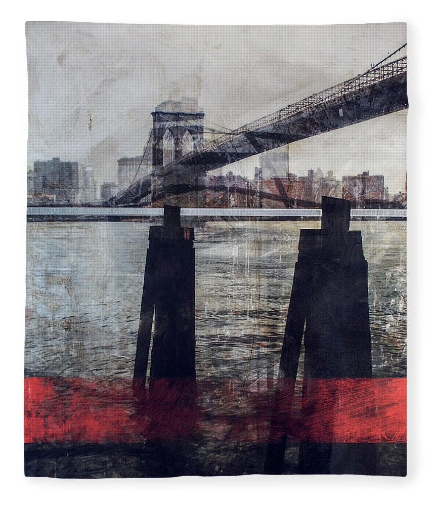 New York Pier - Blanket - SEVENART STUDIO
