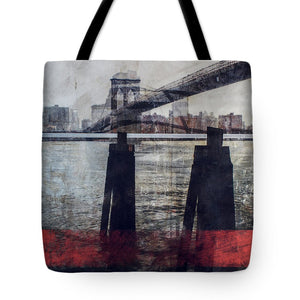 New York Pier - Tote Bag - SEVENART STUDIO