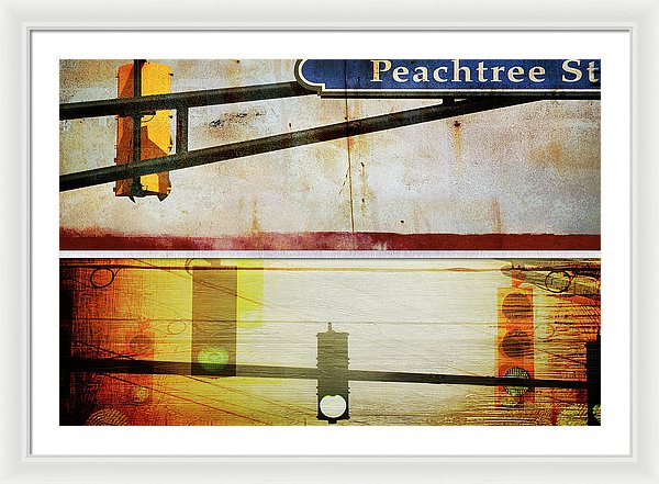 Peachtree Street - Framed Print - SEVENART STUDIO