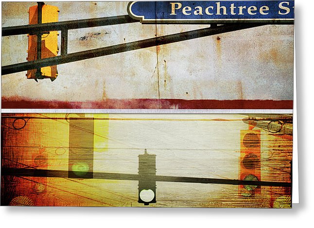 Peachtree Street - Greeting Card - SEVENART STUDIO