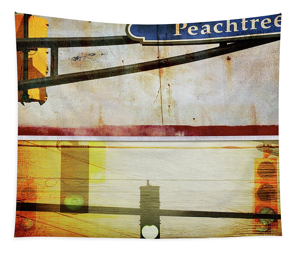 Peachtree Street - Tapestry - SEVENART STUDIO