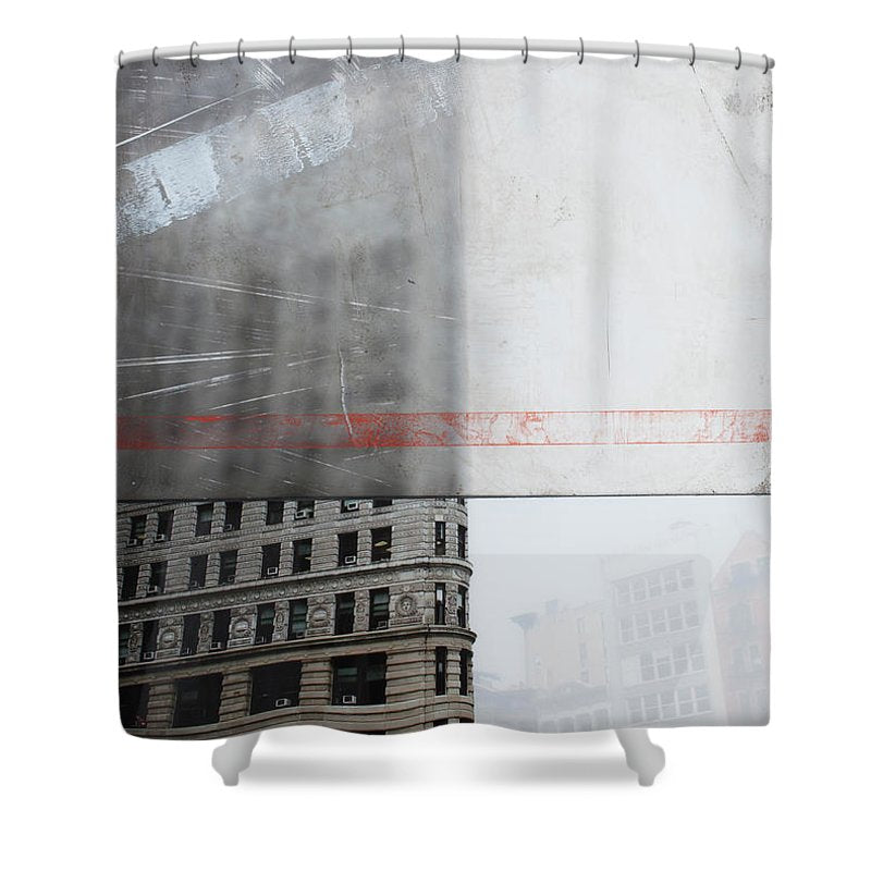 Perect Timimg Flatiron - Shower Curtain - SEVENART STUDIO