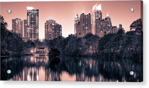 Reflecting Atlanta - Acrylic Print - SEVENART STUDIO