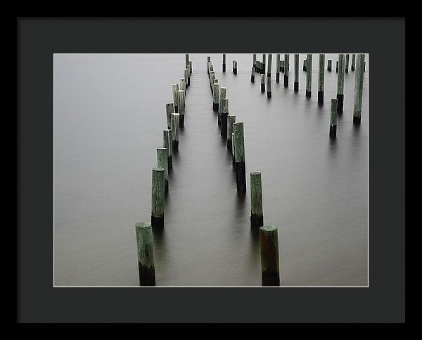 Still Pier - Framed Print - SEVENART STUDIO