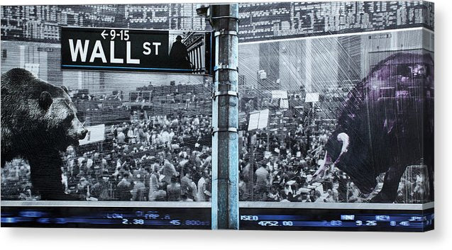 Wall Street - Canvas Print - SEVENART STUDIO