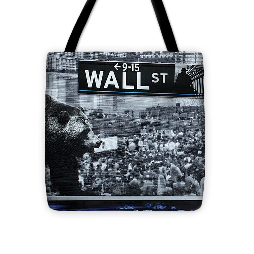 Wall Street - Tote Bag - SEVENART STUDIO
