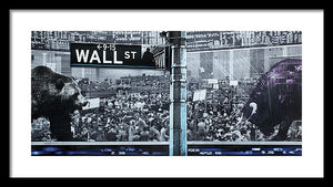 Wall Street - Framed Print - SEVENART STUDIO