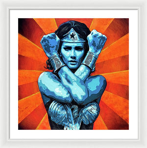 Wonder Woman I - Framed Print - SEVENART STUDIO