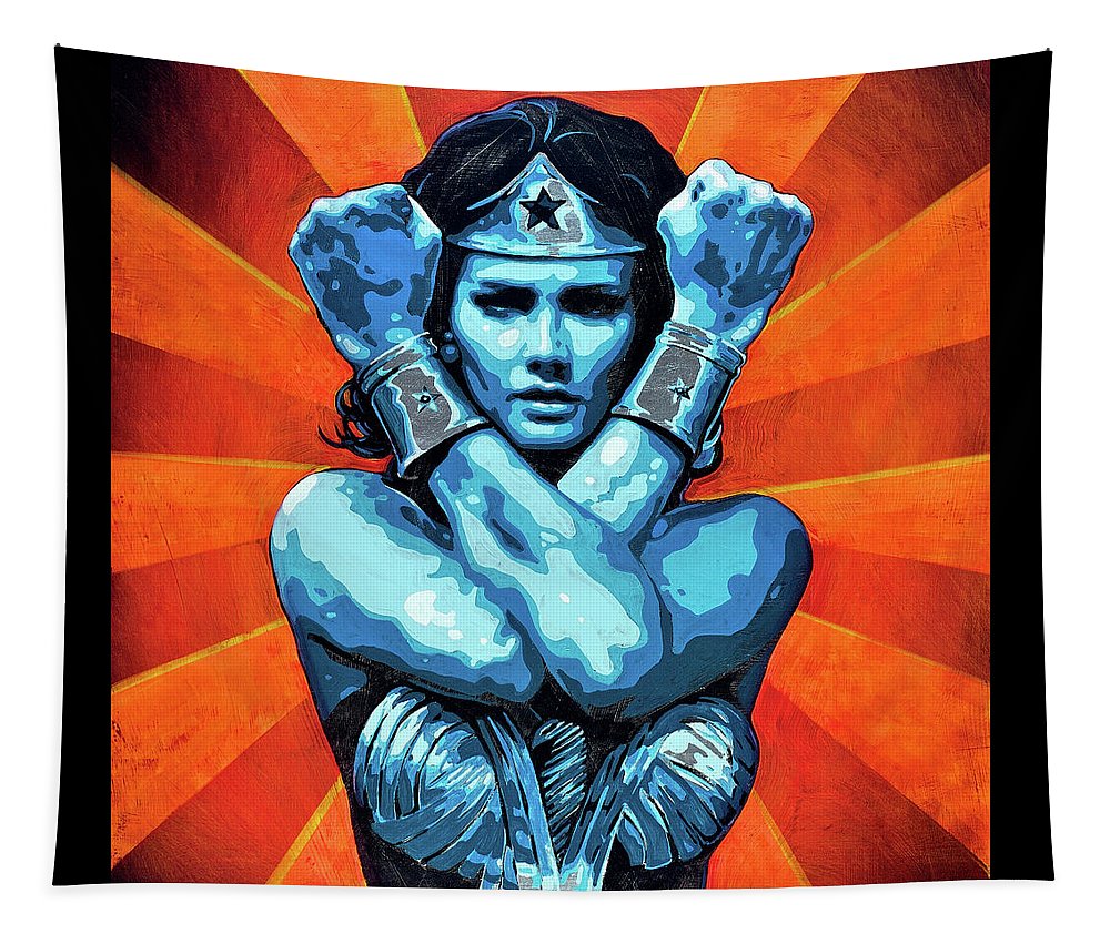 Wonder Woman I - Tapestry - SEVENART STUDIO