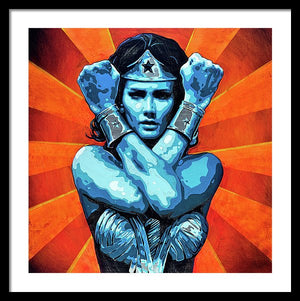 Wonder Woman I - Framed Print - SEVENART STUDIO