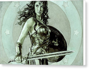 Wonder Woman - Canvas Print - SEVENART STUDIO