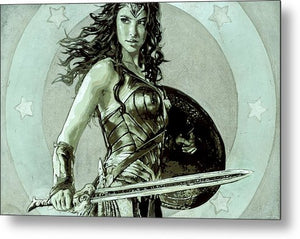 Wonder Woman - Metal Print - SEVENART STUDIO