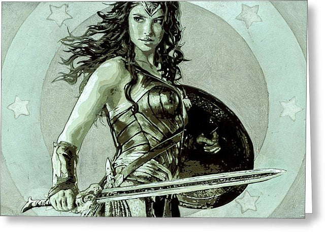 Retro Wonder Woman Sketch Card  YouTube